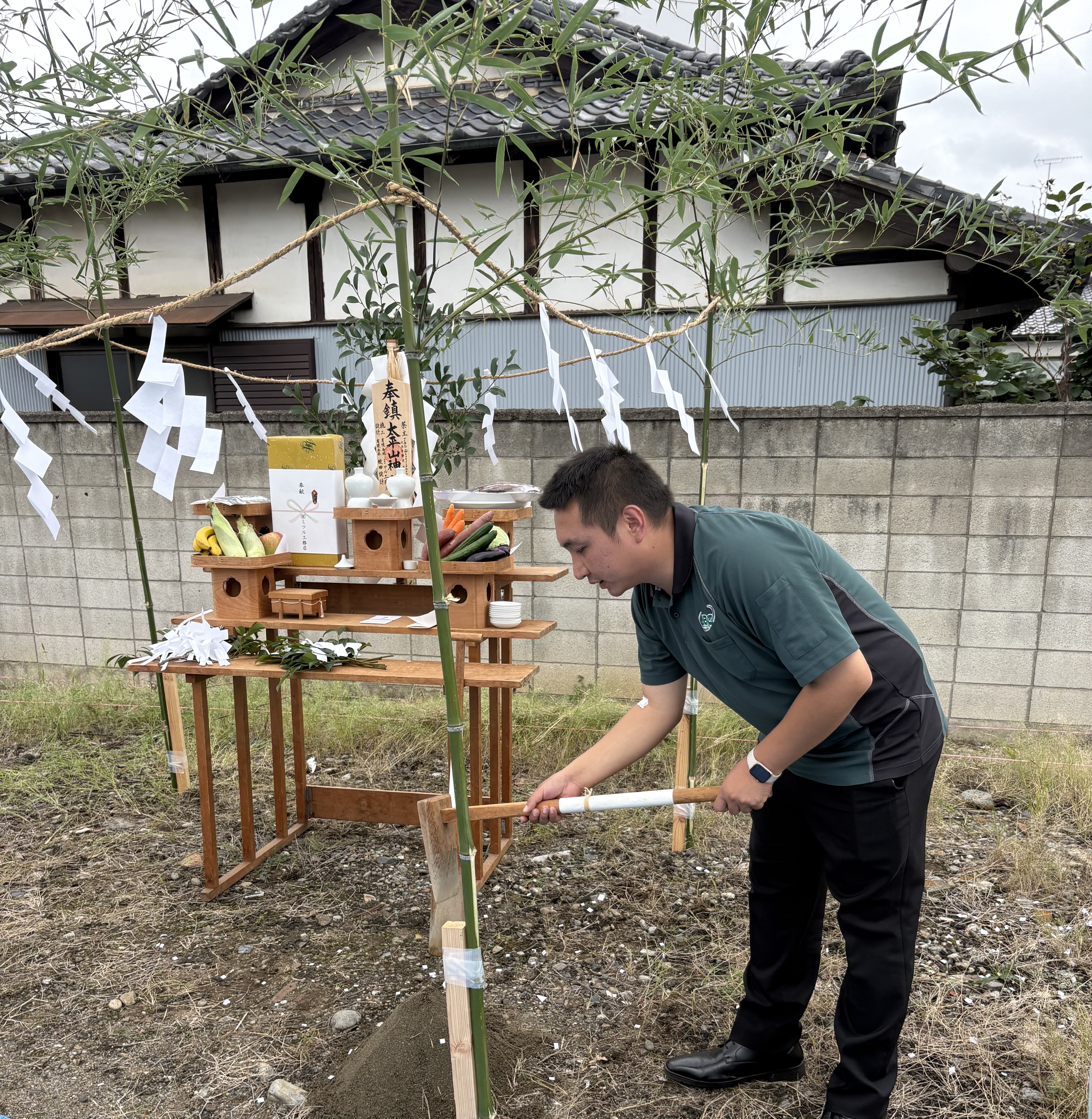 新社屋地鎮祭画像